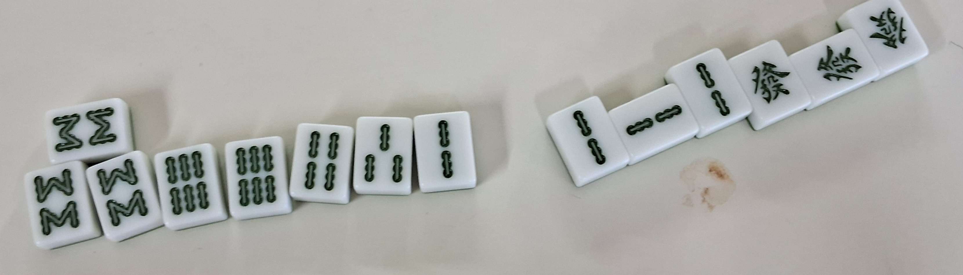 Por fin un yakuman en la vida real con mi set.